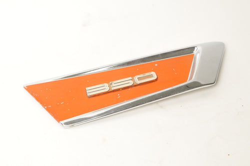 Yamaha YR5 R5 Side Panel logo emblem chrome mandarin orange 278-21788-00-71 - Like New