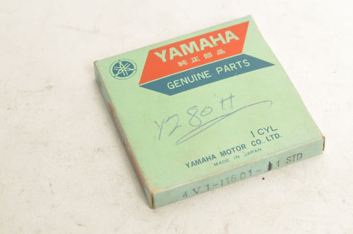 Genuine Yamaha Piston Ring Set STD YZ80 1981 81   |  4V1-11601-01