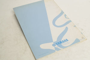 Yamaha Owner's Service Manual - PW80(N) 2001 English French German 3RV-28199-8A