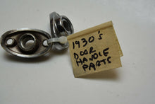 Load image into Gallery viewer, 1930s Vintage Classic Door Handle Trim Escutcheon Escutcheons Qty:2 Chrome