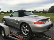 Load image into Gallery viewer, Porsche 986 Boxster 98651215101 Rear Trunk Hinge Bracket LH Left Arctic Silver