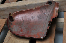 Load image into Gallery viewer, GENUINE HONDA SIDE COVER SET L LH LEFT 83700-413-000 RED-ISH W/LOGO - Very Good