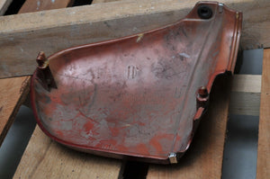 GENUINE HONDA SIDE COVER SET L LH LEFT 83700-413-000 RED-ISH W/LOGO - Very Good