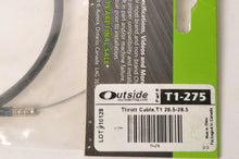 Load image into Gallery viewer, Outside Distributing T1 Throttle Cable T1-275 26.5 - 28.5 length sleeve