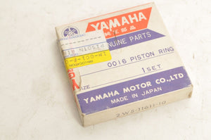 Genuine Yamaha Piston Ring Set 1st O/S YZ100 1976-1981  |  2W5-11611-10