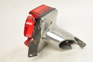Vintage Lucas taillight assembly from Triumph Bonneville (?) broken lens - Very Good