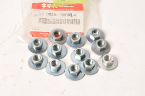 Genuine Suzuki 08361-25088 Nut w/washer Qty:12 Muffler GSXR Bandit SV M90 C50 ++