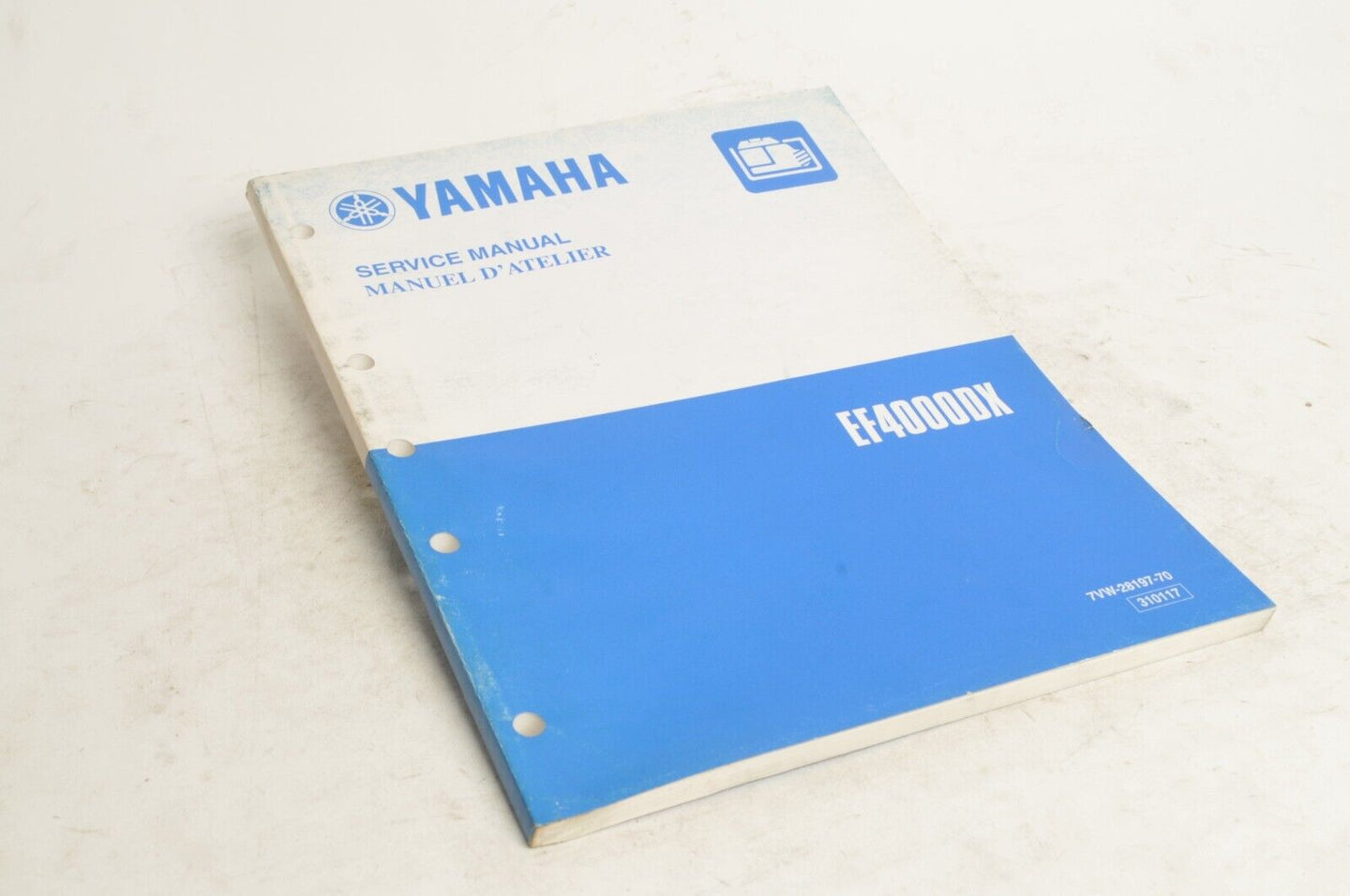 Yamaha Service Shop Manual D'atelier - EF4000 EF4000DX  |  7VW-28197-70