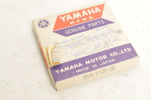 Genuine Yamaha Piston Ring Set 2nd O/S +0.50MM YZ250 1984 - 90  |  56A-11601-20