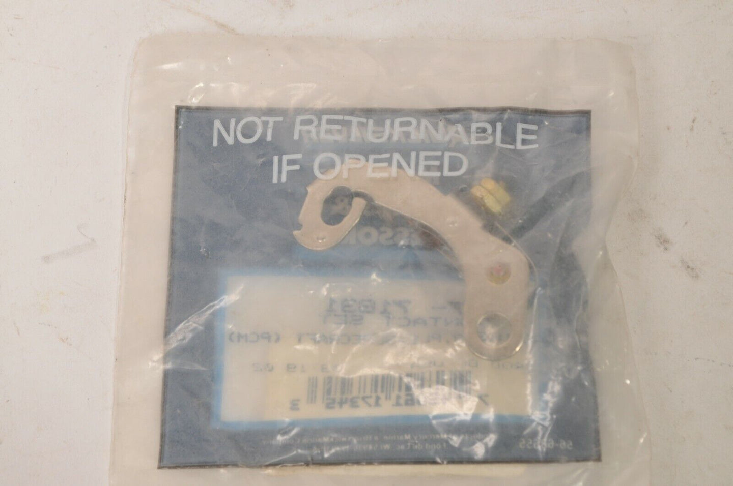 Mercury MerCruiser Quicksilver Ignition Contact Set points GM Ford | 87-71831 - Like New