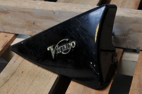 GENUINE YAMAHA SIDE COVER LEFT BLACK VIRAGO 1982  #1 - Very Good
