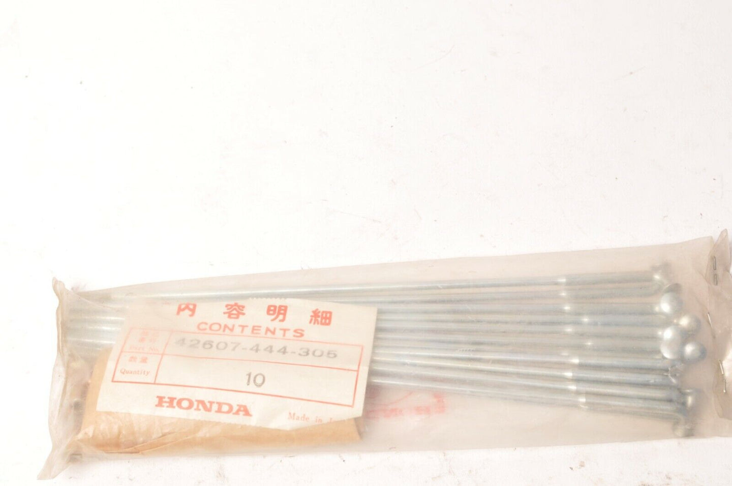Genuine Honda 42607-444-305 Spokes Qty:12 CR125R ELSINORE Spoke-C RR