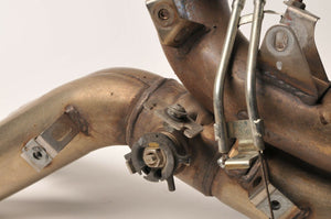 Genuine Ducati 57012633A Exhast Center Y-Pipe w/valve & cables - 2012 848 Evo - Very Good