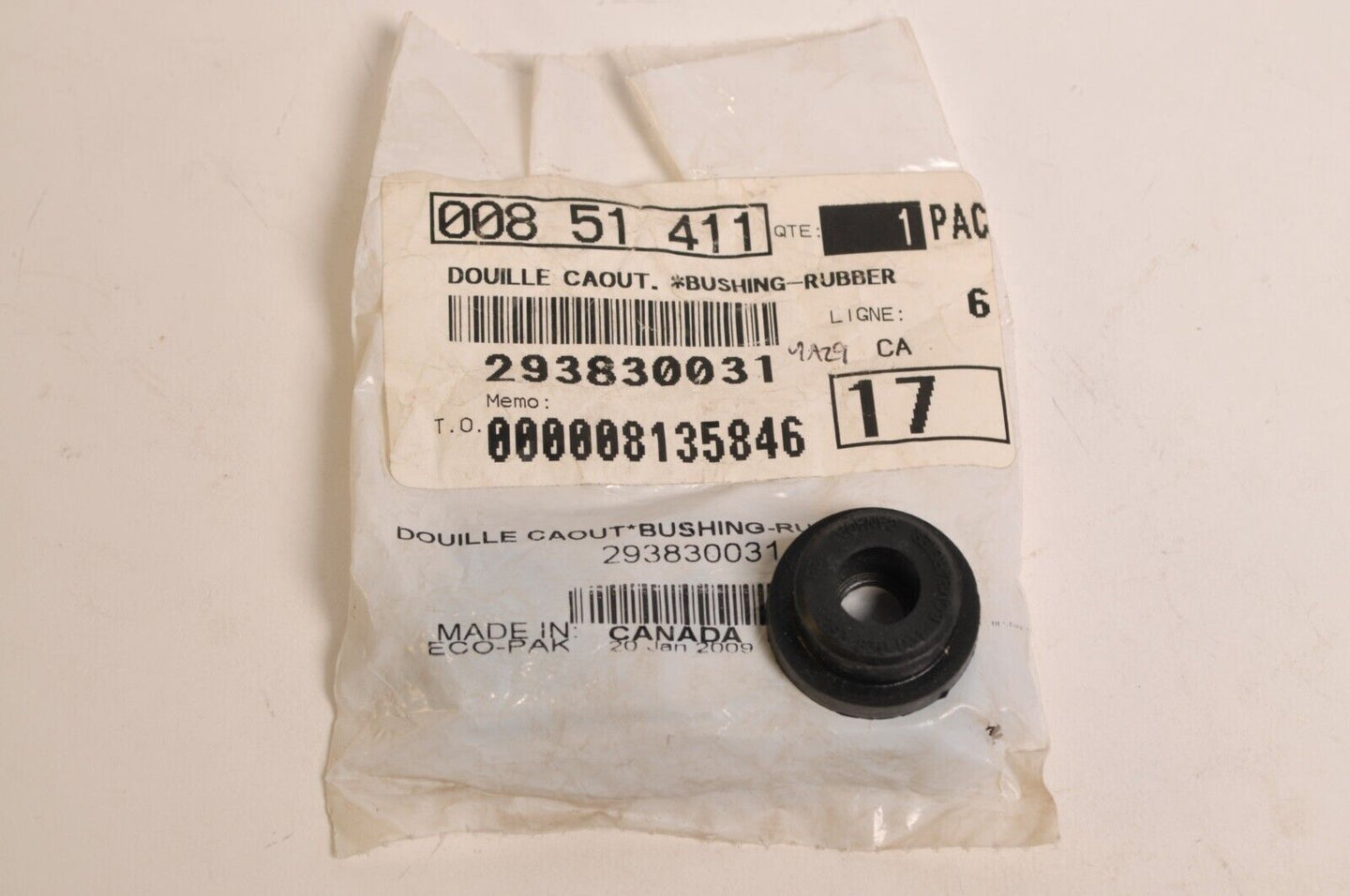 Genuine Sea-Doo Rubber Bushing XP HX GTI GS ++   |  293830031 - Like New