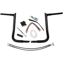 Load image into Gallery viewer, FAT BAGGERS INC HANDLEBAR 14" BL PT FLH 909114-B