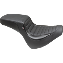 Load image into Gallery viewer, MUSTANG Squareback 2-Up Seat  Black Tuck-n-Roll Fat Bob 18-23 76005