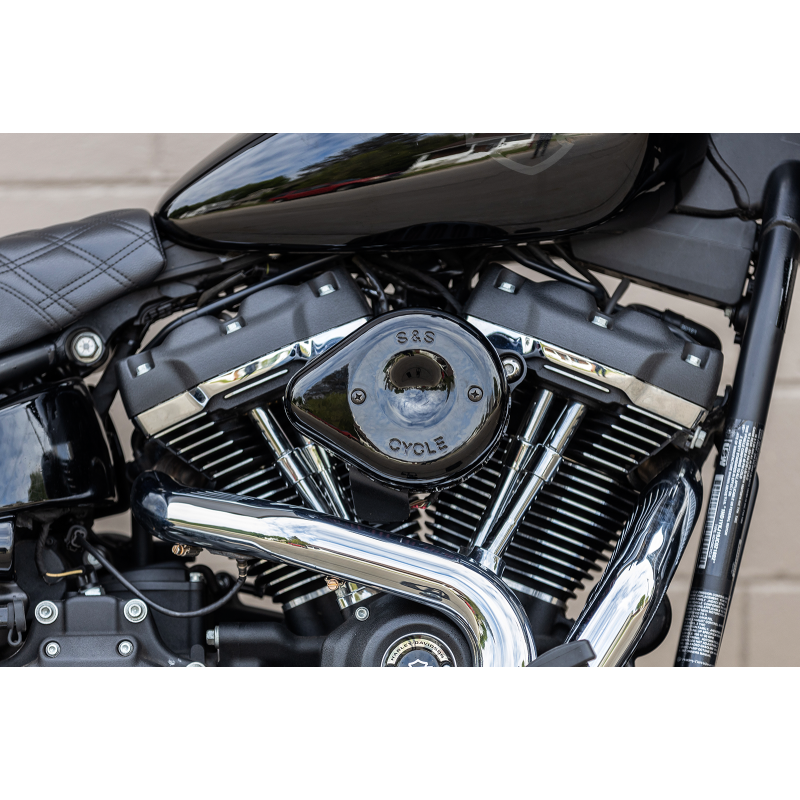 S&S CYCLE COVER AC MINI TR-DRP GL/ BLK 170-0366