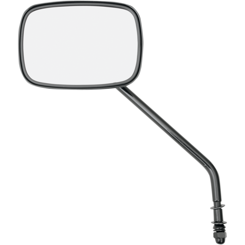 DRAG SPECIALTIES MIRROR PLN LONG STEM BLK EA 0640-0657
