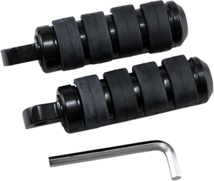 DRAG SPECIALTIES FOOTPEG S-RIDE SML BLK 361043