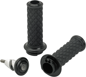 BILTWELL GRIPS ALUMICORE D-CBLE BK