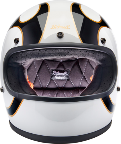 BILTWELL HELMET GRINGO W/B FLAM MD