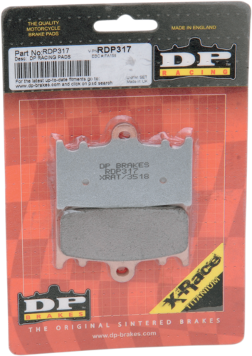 DP BRAKES RDP317 RACE COMPOUND BRAKE PAD SET RDP317