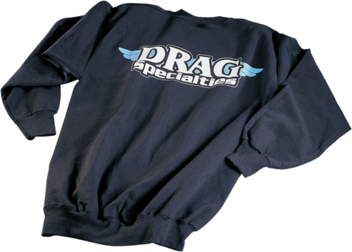 DRAG SPECIALTIES LARGE BLACK DRAG SWEATSHIRT DS-111827