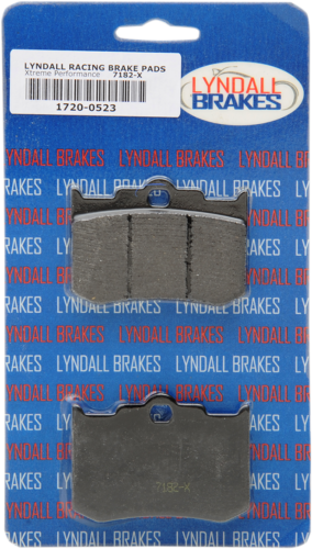 LYNDALL RACING BRAKES LLC BRAKE PADS XTRM PM 4PSTN 7182X