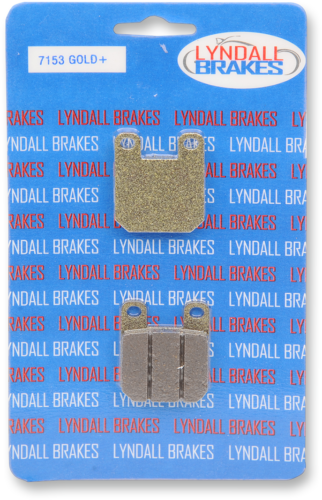 LYNDALL RACING BRAKES LLC PM 2/4 PISTON CALIPERS GOLD PLUS B/PADS 1720-0047