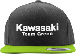 FACTORY EFFEX HAT YTH KAW TEAMGR BK/GRN 22-86106