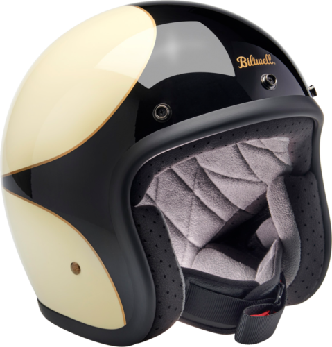 BILTWELL HELMET BONANZA WHT/BLK 2X