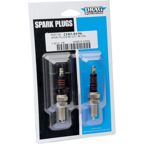 DRAG SPECIALTIES 99-17 TW/C/ 86-18 XL  SPARK PLUGS PR 2103-0196