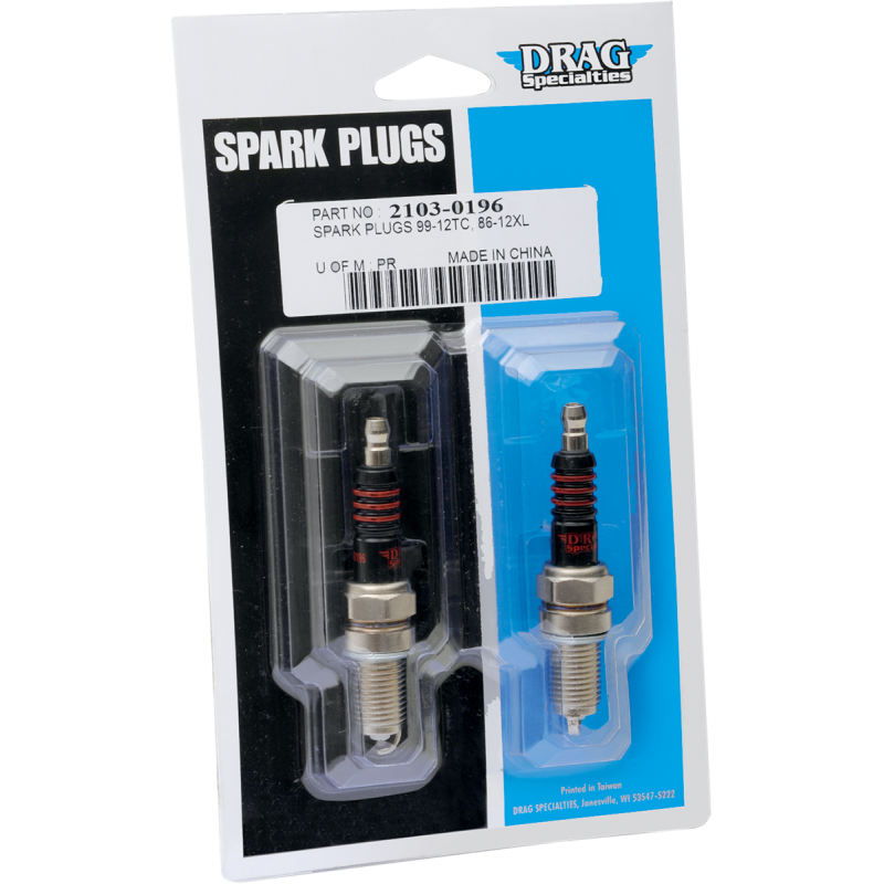 DRAG SPECIALTIES 99-17 TW/C/ 86-18 XL  SPARK PLUGS PR 2103-0196