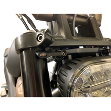 Load image into Gallery viewer, KODLIN ELYPSE 2-1 LED FRONT TURN SIGNALS FOR SPORTSTER S MODELS BLK K68497