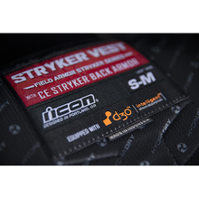 Load image into Gallery viewer, ICON VEST STRYKER BLACK 2X/3X 2701-0512