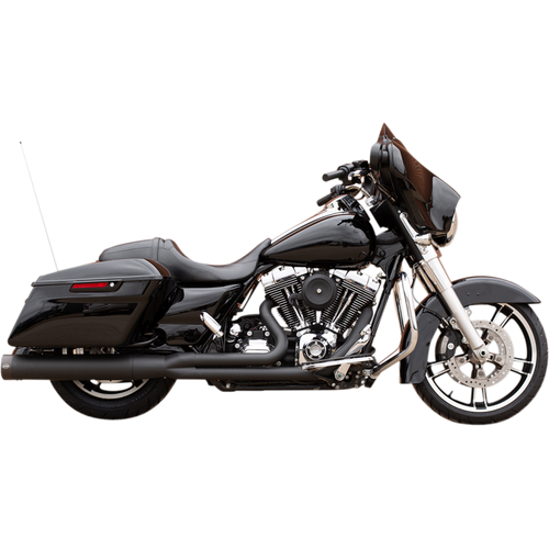 S&S CYCLE 99-09 FLHT SIDEWINDER 2-1 BLK/BLK 550-0777