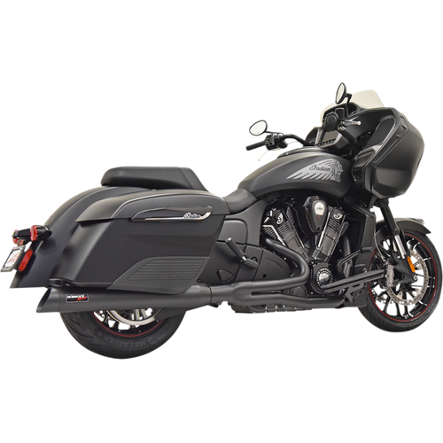 BASSANI XHAUST CHALLENGER EXHAUST RR 2-1 BLK 8H18SB