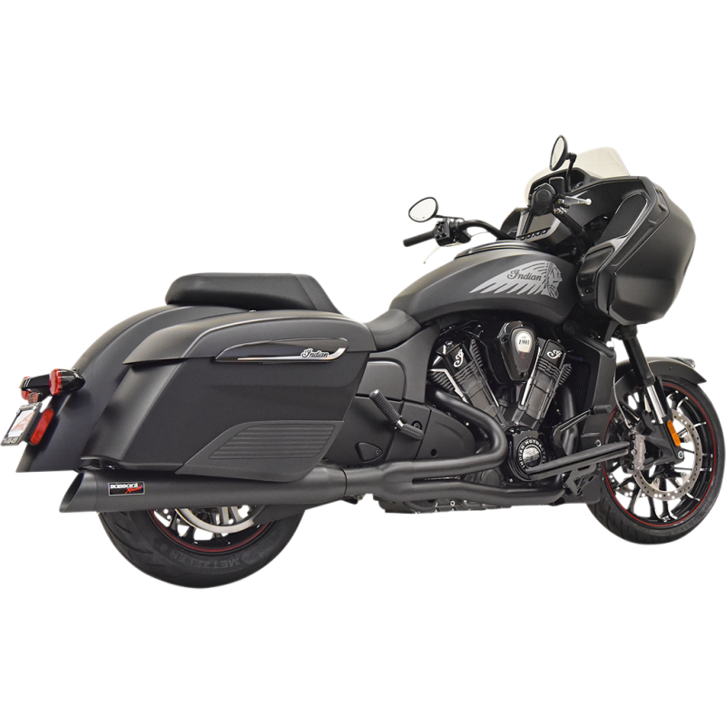 BASSANI XHAUST CHALLENGER EXHAUST RR 2-1 BLK 8H18SB