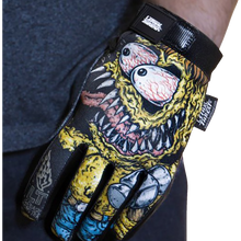 Load image into Gallery viewer, LETHAL THREAT GLOVE GREASE MON BK MD GL15022M