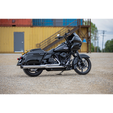 Load image into Gallery viewer, S&amp;S CYCLE 99-09 FLHT SIDEWINDER 2-1 CHR/BLK 550-0776 - Motomike Canada