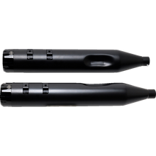 Load image into Gallery viewer, S&amp;S CYCLE 95-16 FLHT MUFFLERS 4.5&quot; BLK/B.THRST 550-0621