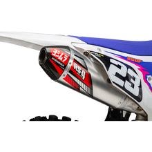Load image into Gallery viewer, YOSHIMURA 2024 YZ250F RS-12 SLIP-ON SS/AL/CF 231032D320