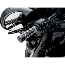 Load image into Gallery viewer, DRAG SPECIALTIES 08-13 FLHT BLK SLOTTED LEVER SET 0610-0221 - Motomike Canada