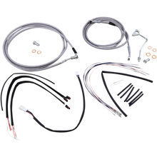 Load image into Gallery viewer, BURLY BRAND Handlebar Cable/Brake Line Kit - Complete - 16" Ape Hanger H B30-1162