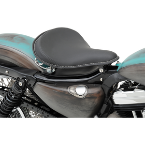 DRAG SPECIALTIES LARGE BLK SOLO SEAT LEATHER 0806-0048