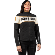 Load image into Gallery viewer, ICON JACKET WM HELLA 4 BK 2X 2822-1681