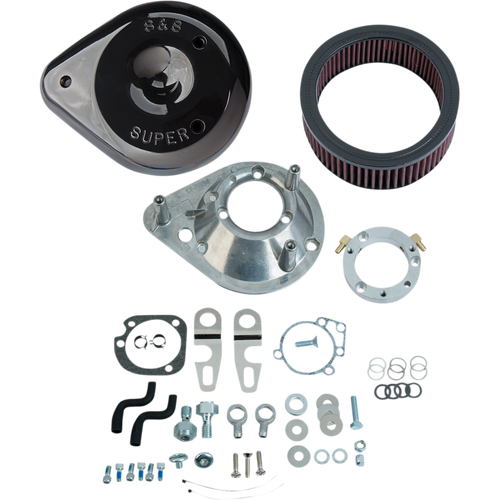 S&S CYCLE AIR CLNR T-DRP BL 07-20XL 170-0307E