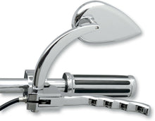 Load image into Gallery viewer, DRAG SPECIALTIES TEARDROP MIRROR CHR LONG STEM (EA) 0640-0387