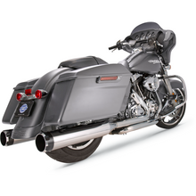 Load image into Gallery viewer, S&amp;S CYCLE 17-19 4.5&quot; MK45 FLHT CHR/BLK MUFF W THRUST E CAP 550-0664