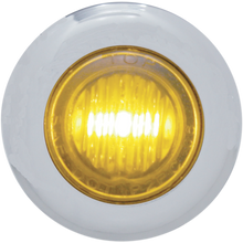 Load image into Gallery viewer, PRO-ONE PERF.MFG. 3 AMBER LED 1-1/8" MINI MARKER S/S 402160